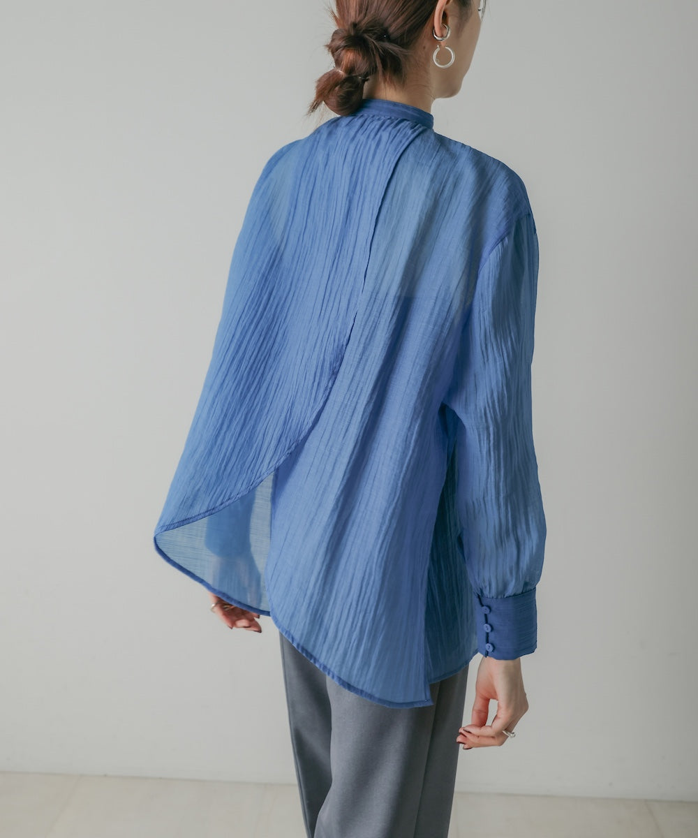 BACK CROSS SHEER SHIRT