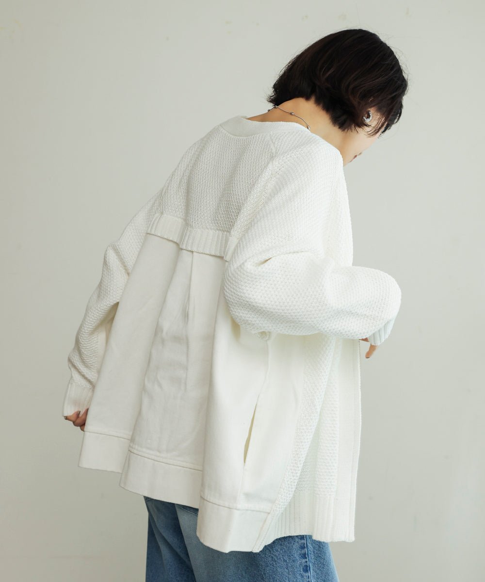 デニムコンビVZIPブルゾン