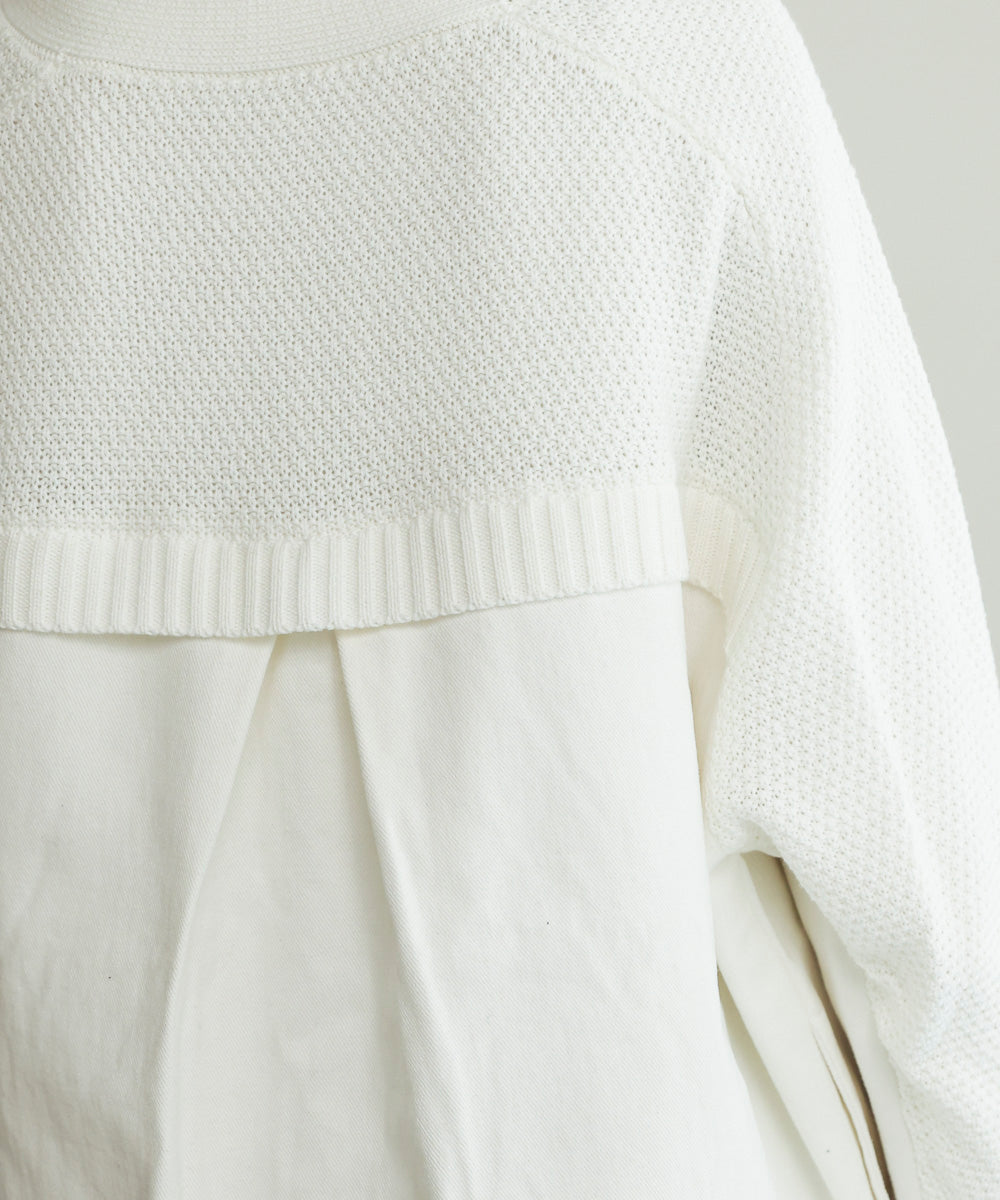 デニムコンビVZIPブルゾン