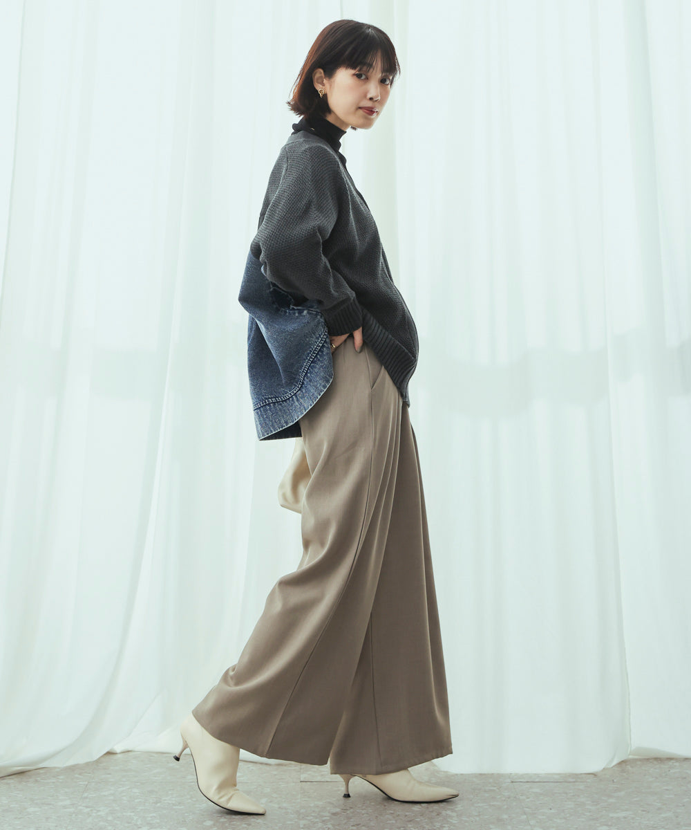 デニムコンビVZIPブルゾン