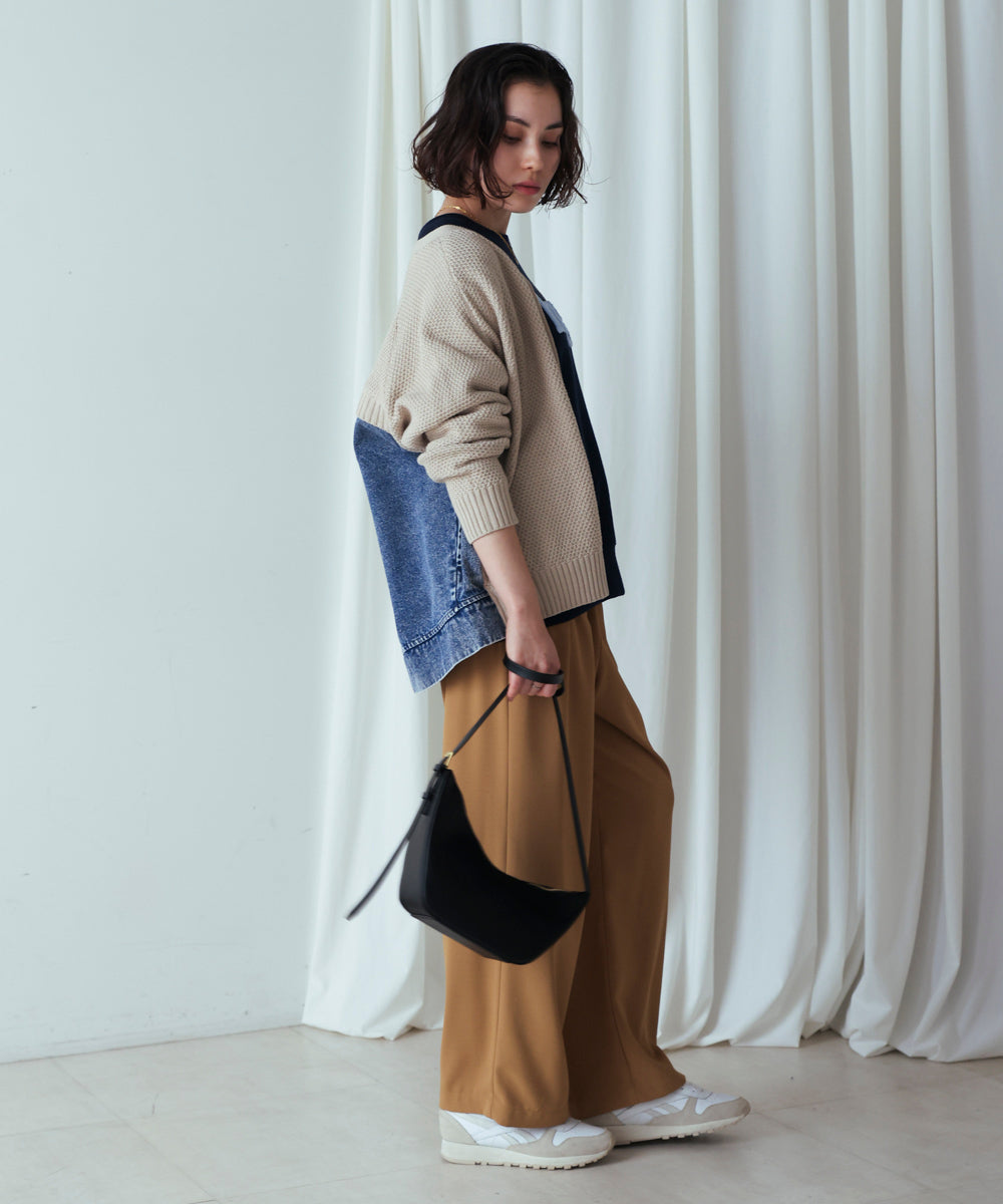 デニムコンビVZIPブルゾン