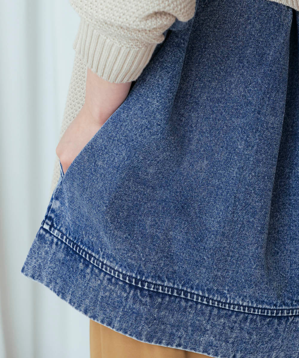 デニムコンビVZIPブルゾン