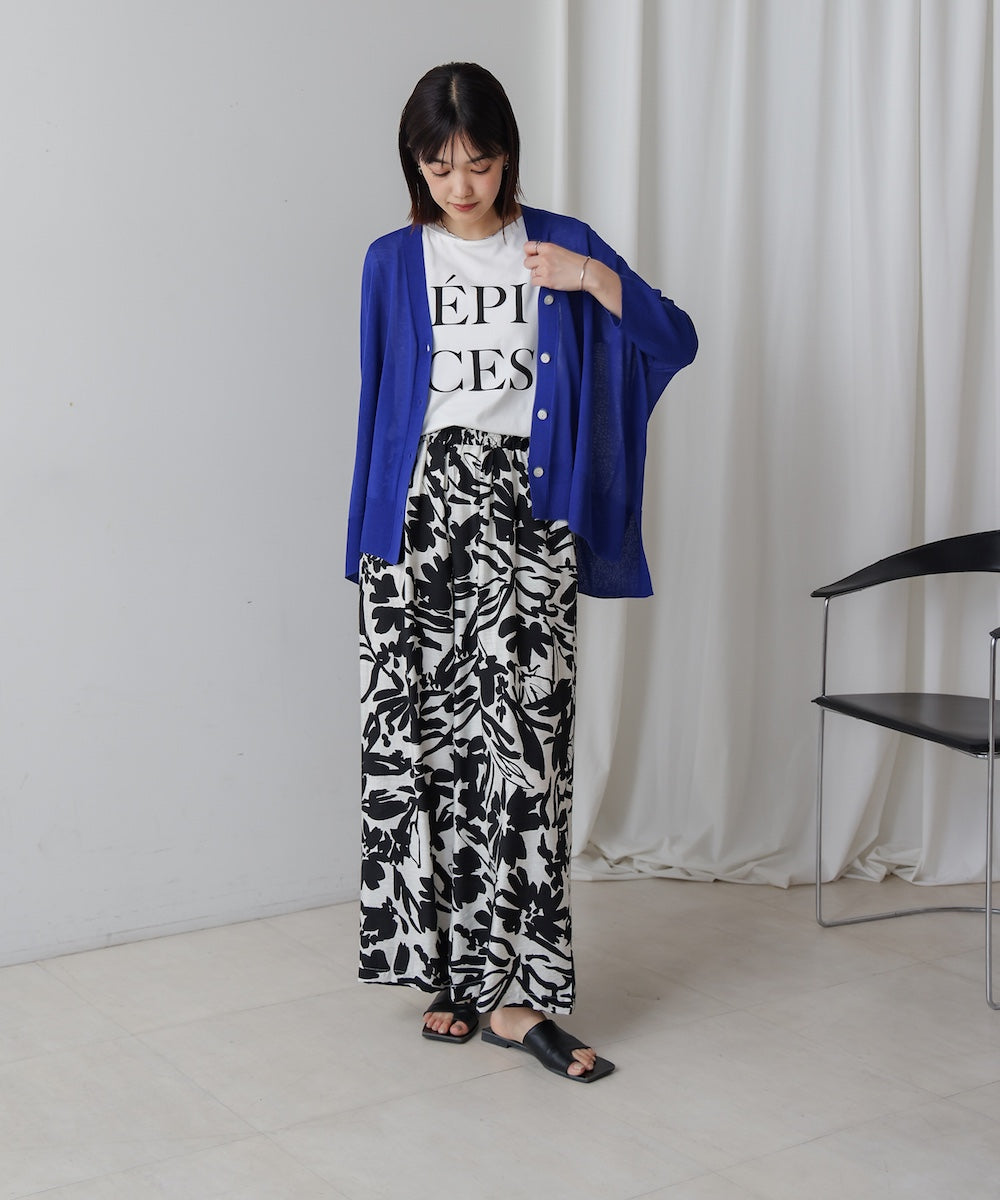 UVサラサラBOXシルエット前後差カーディガン