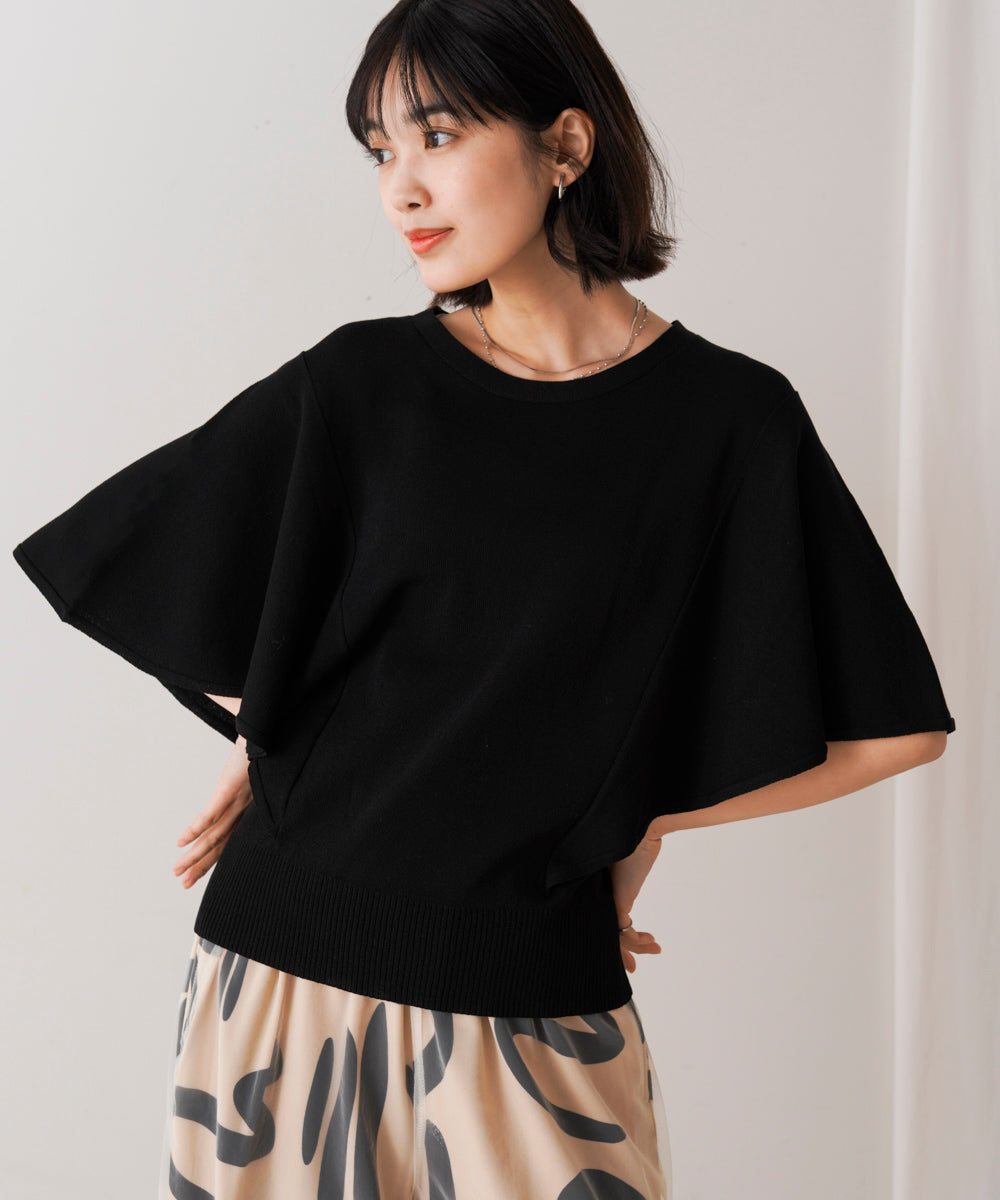 UVサラサラフレア袖プルオーバー