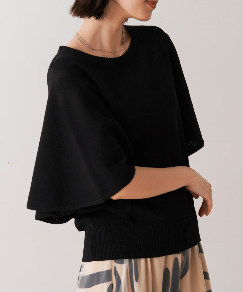UVサラサラフレア袖プルオーバー