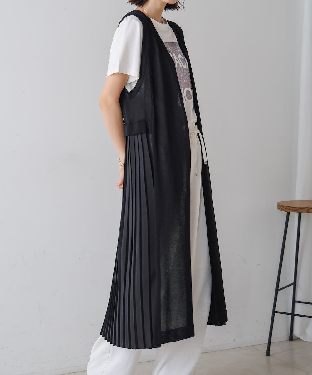 バックプリーツジレ