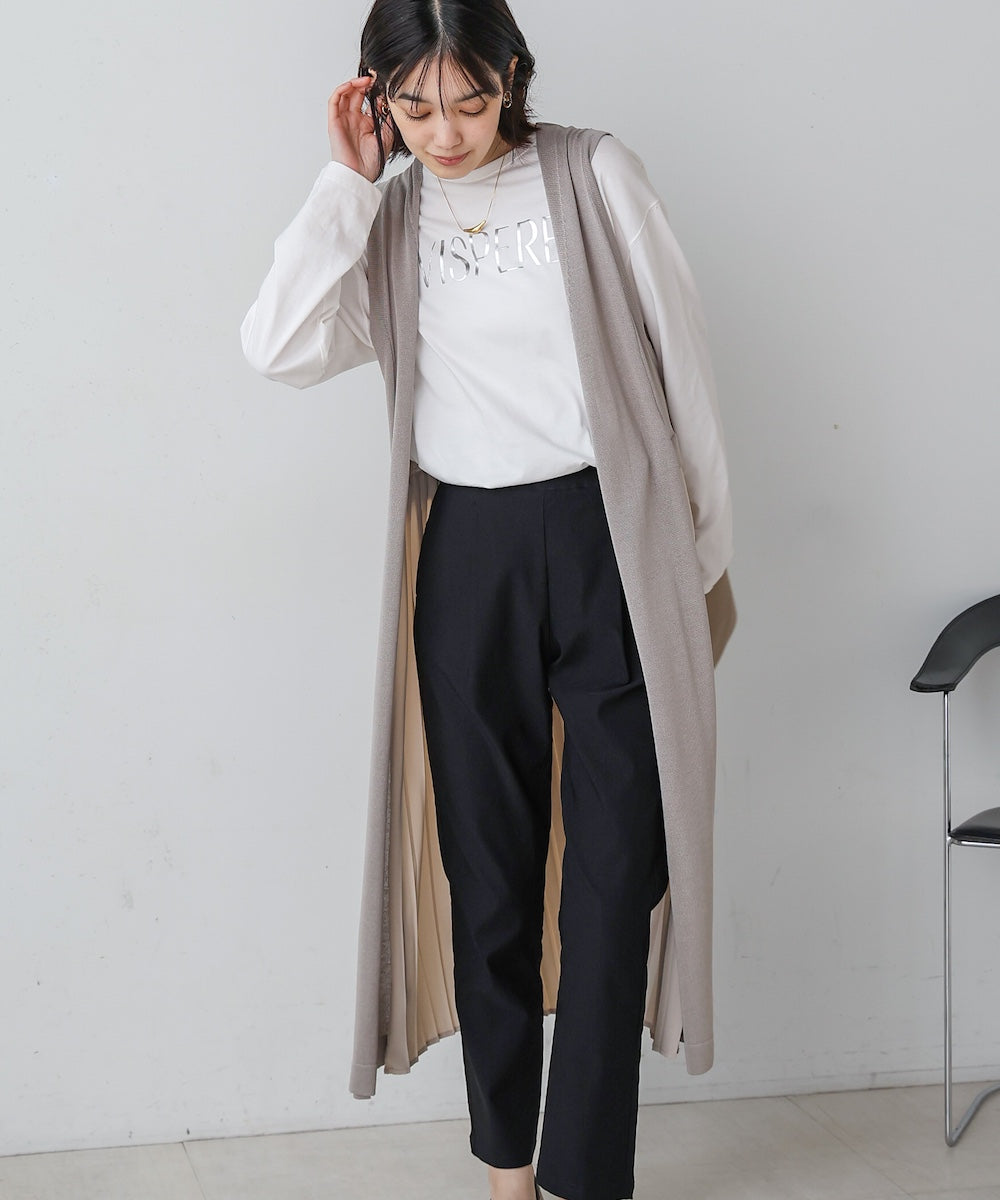 バックプリーツジレ