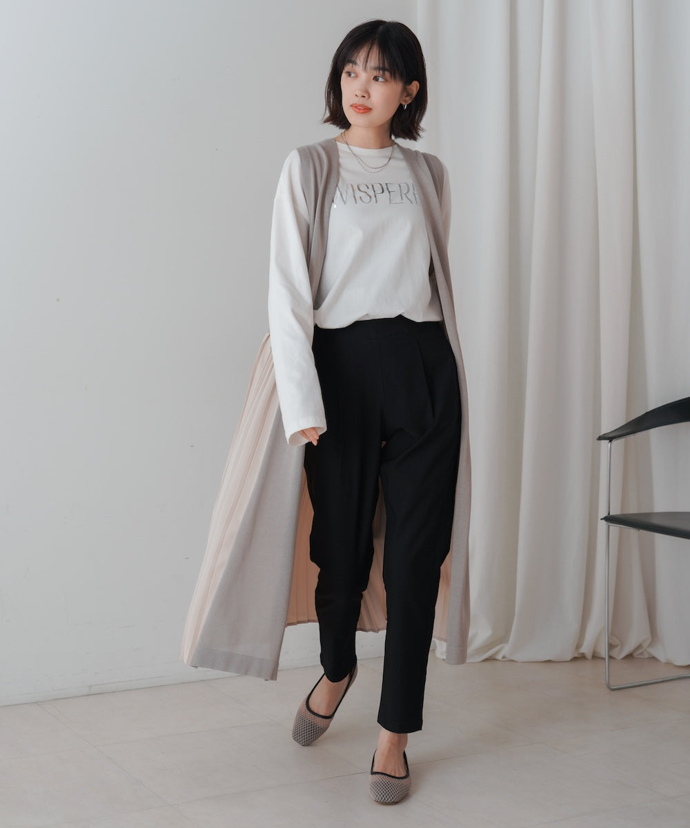 バックプリーツジレ