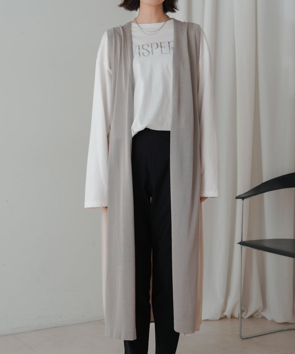 バックプリーツジレ