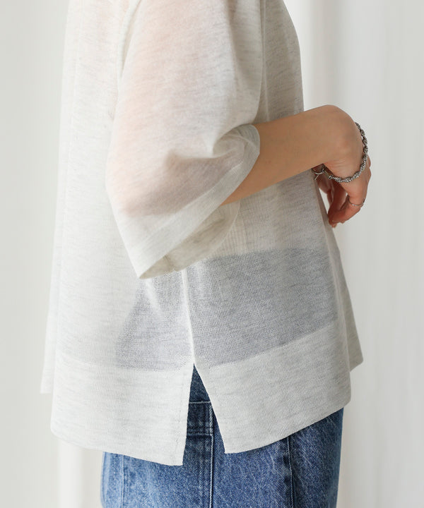 スパーク糸シアープルオーバー