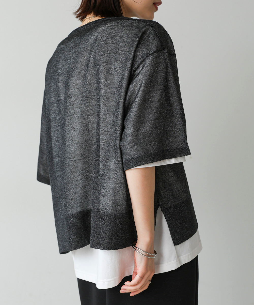 スパーク糸シアープルオーバー