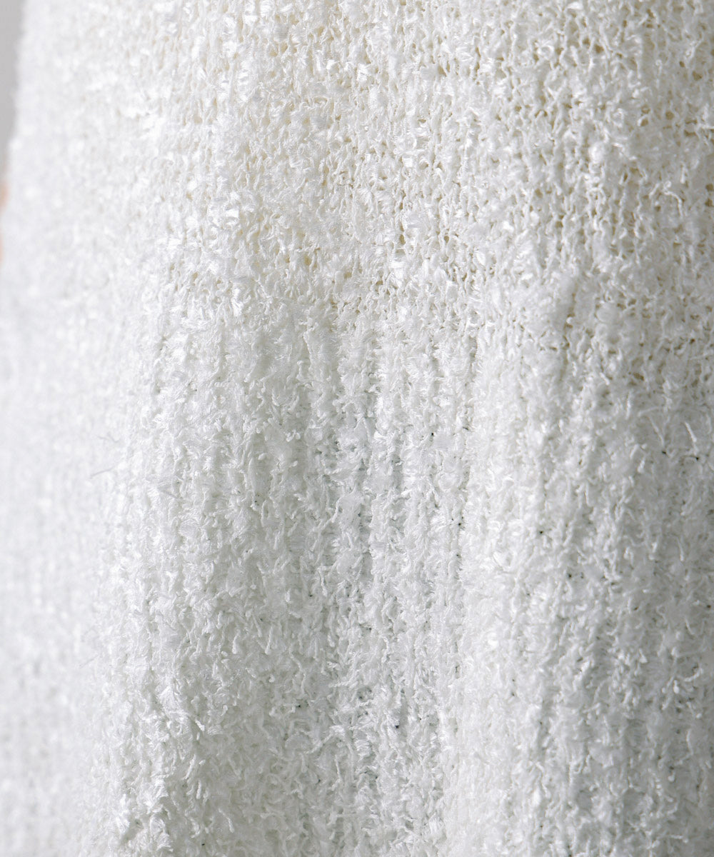 リボンヤーンニットベスト