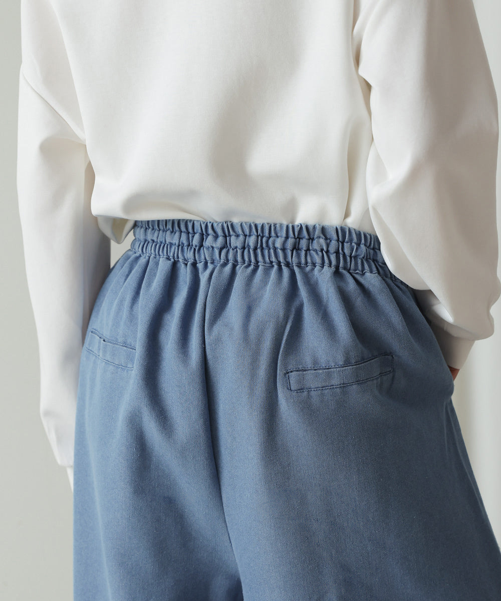 ライトデニムフレアパンツ
