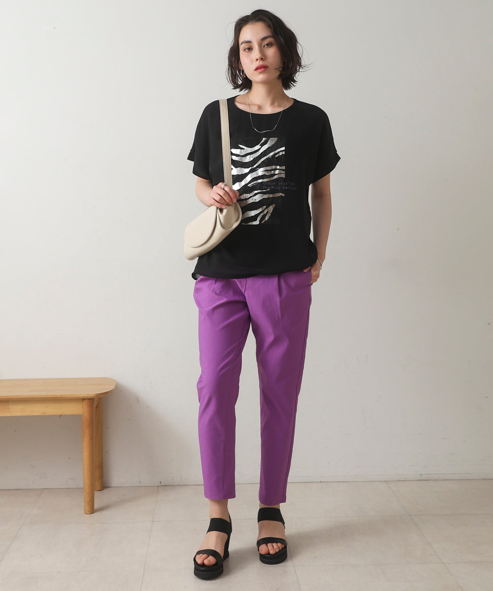 マーブル×ゼブラシアーレイヤードT