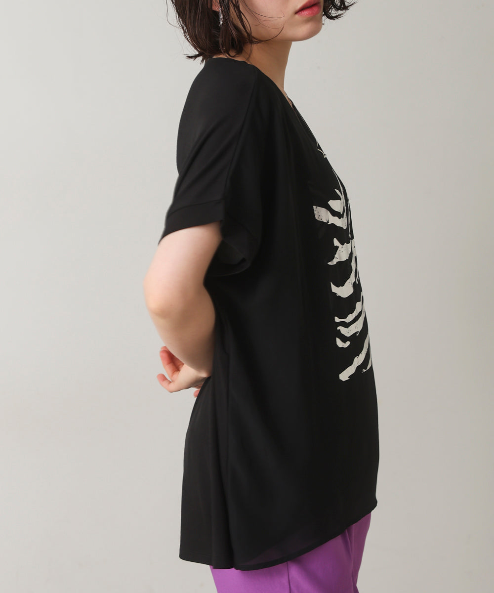 マーブル×ゼブラシアーレイヤードT