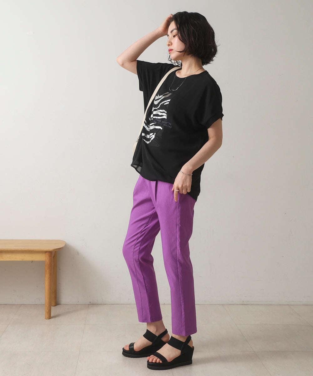 マーブル×ゼブラシアーレイヤードT