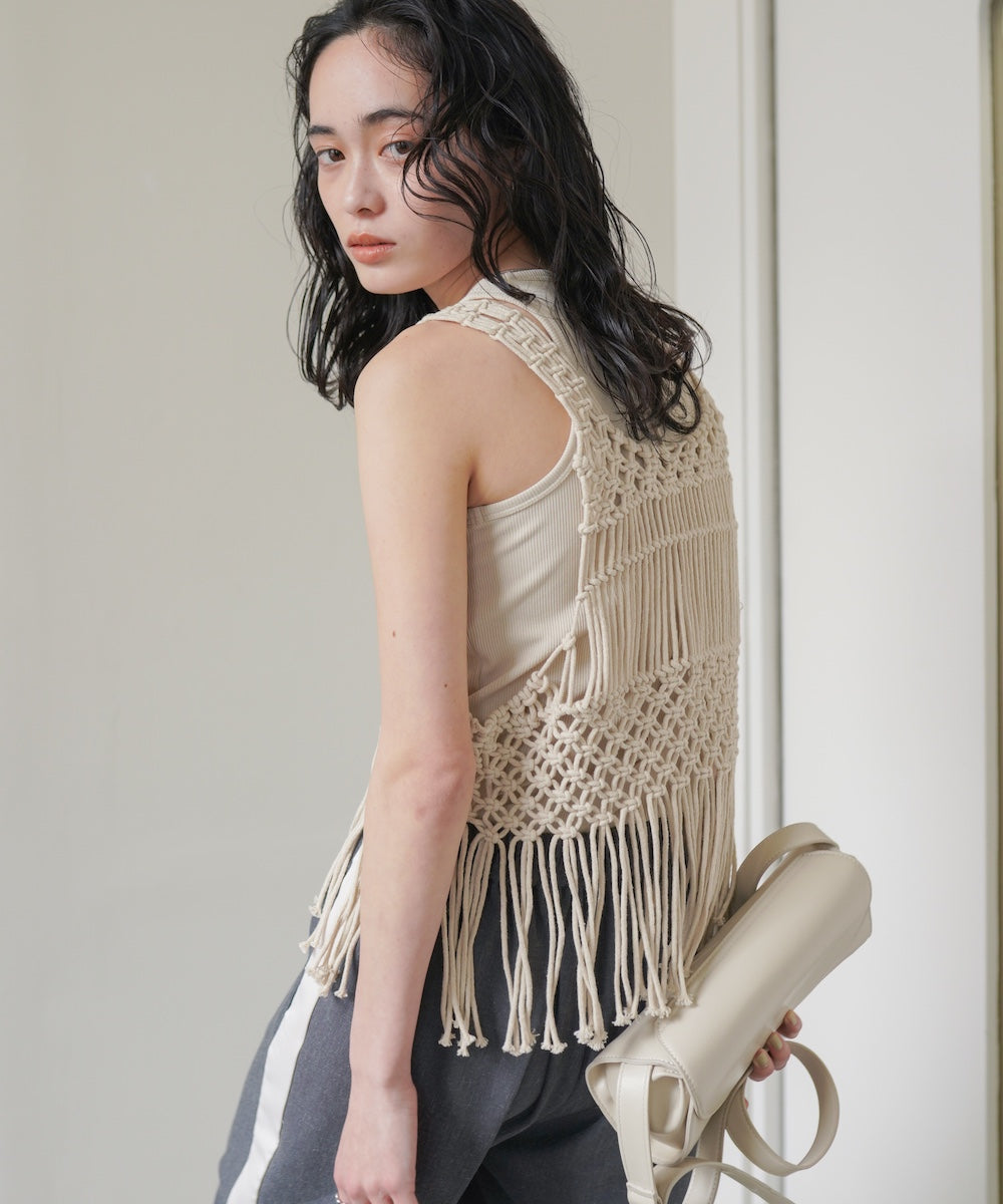 マクラメベスト