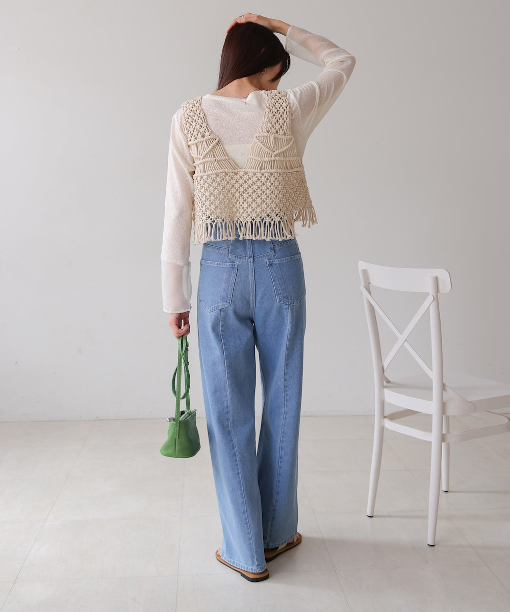 マクラメベスト