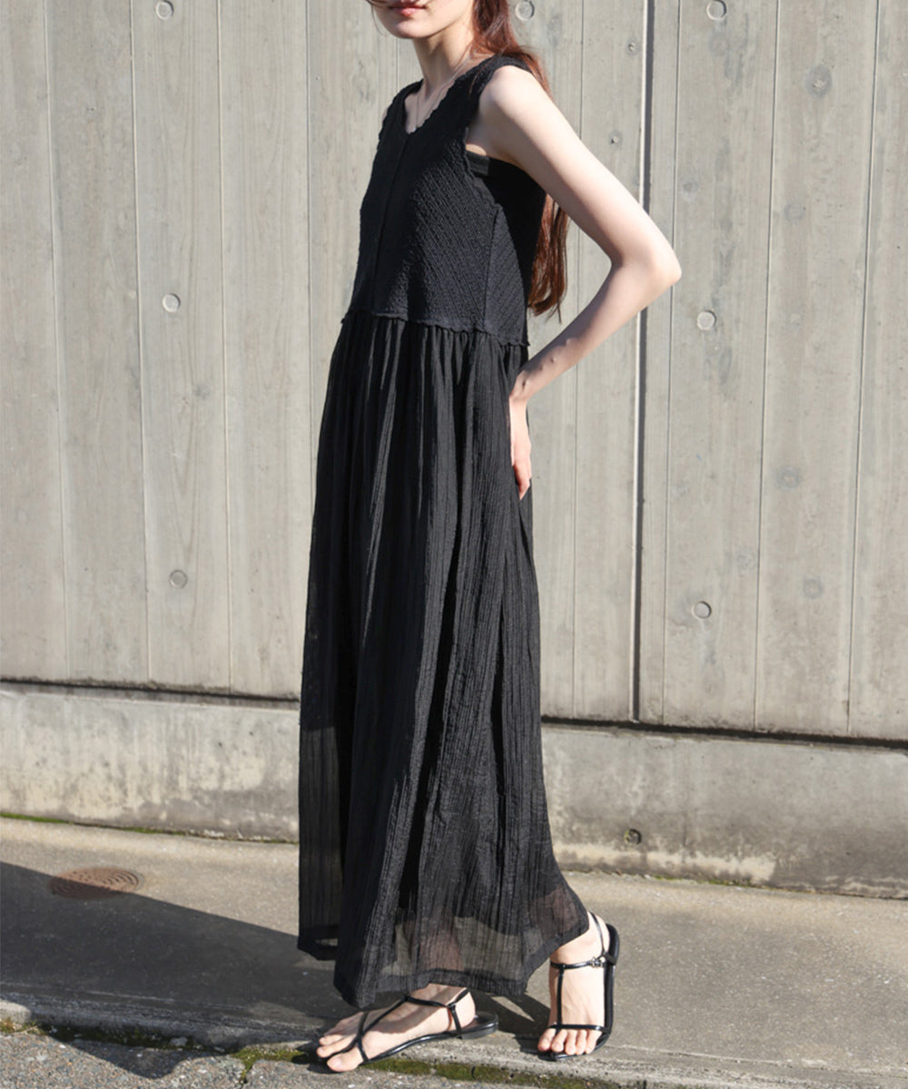 クロシェコンビキャミワンピース