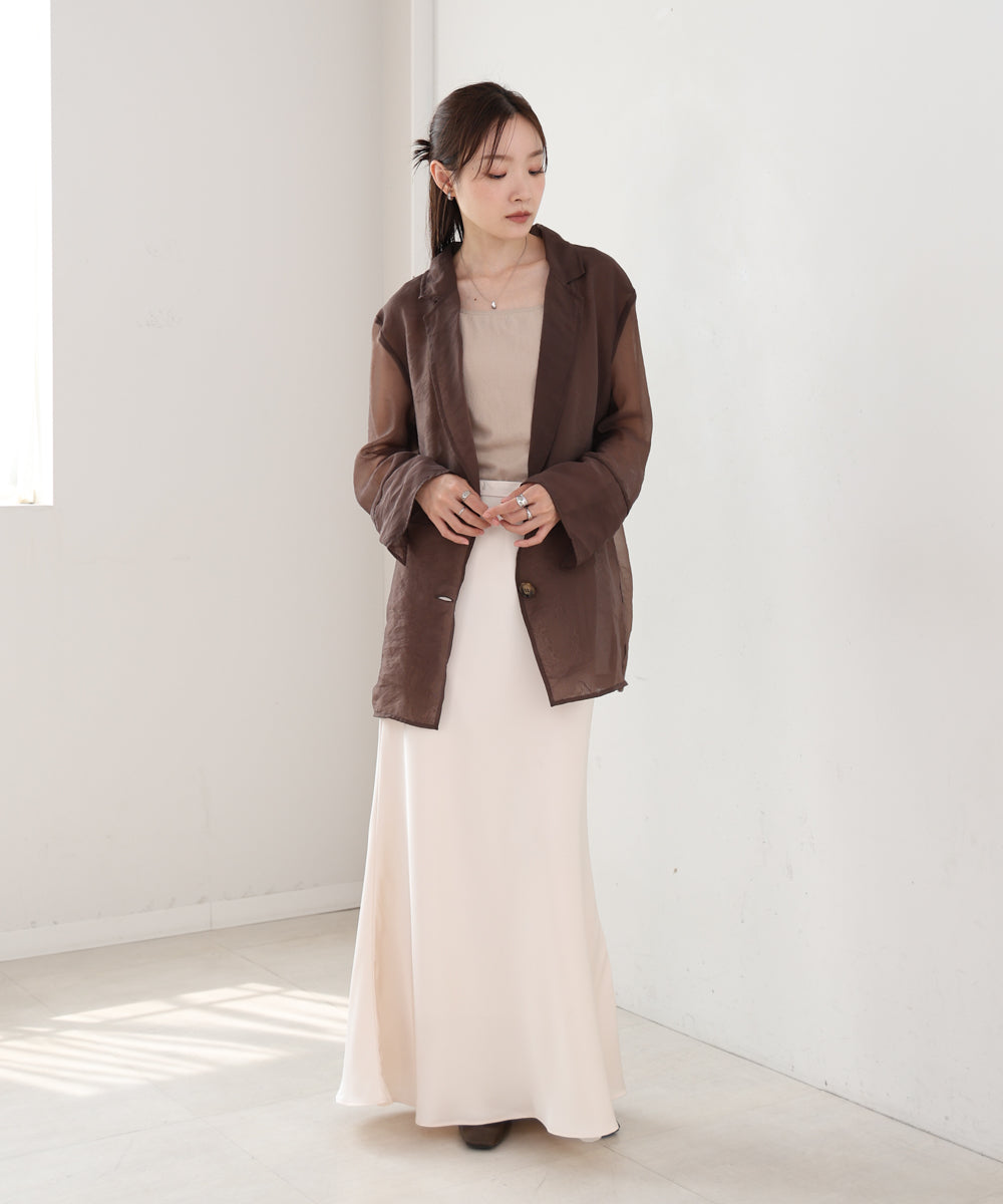 オーガンジーシアーテーラージャケット