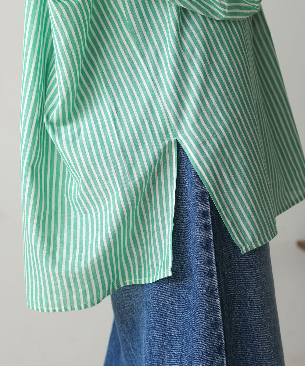 キャンブリックギャザーブラウス