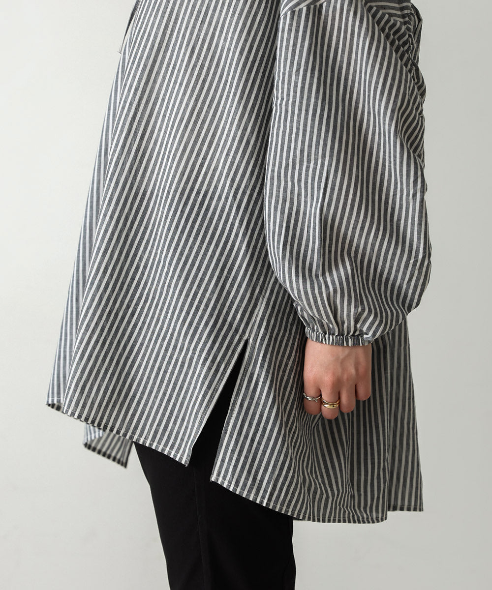 キャンブリックギャザーブラウス