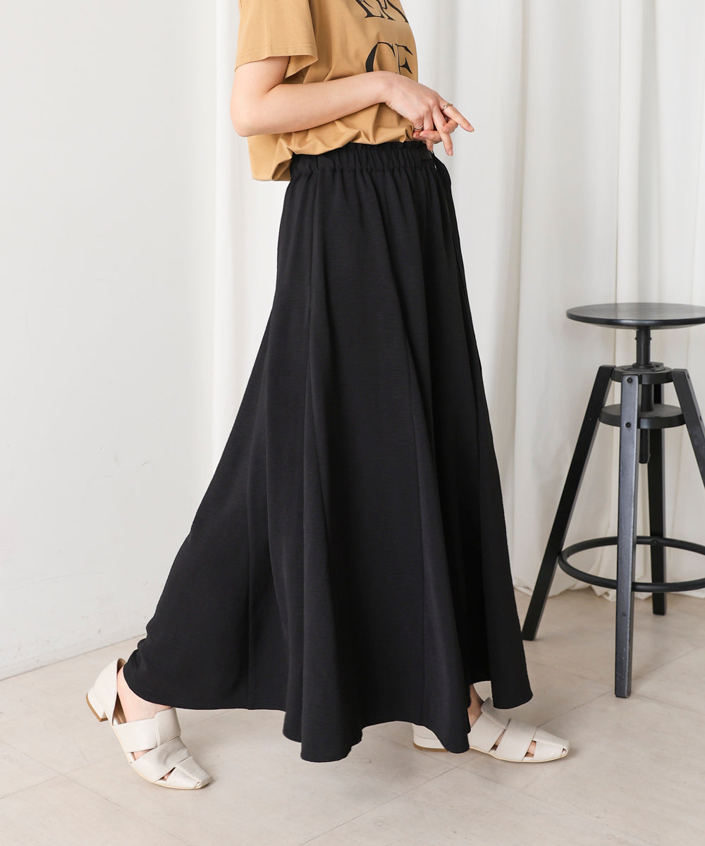 麻ライクポイントベルトパンツ