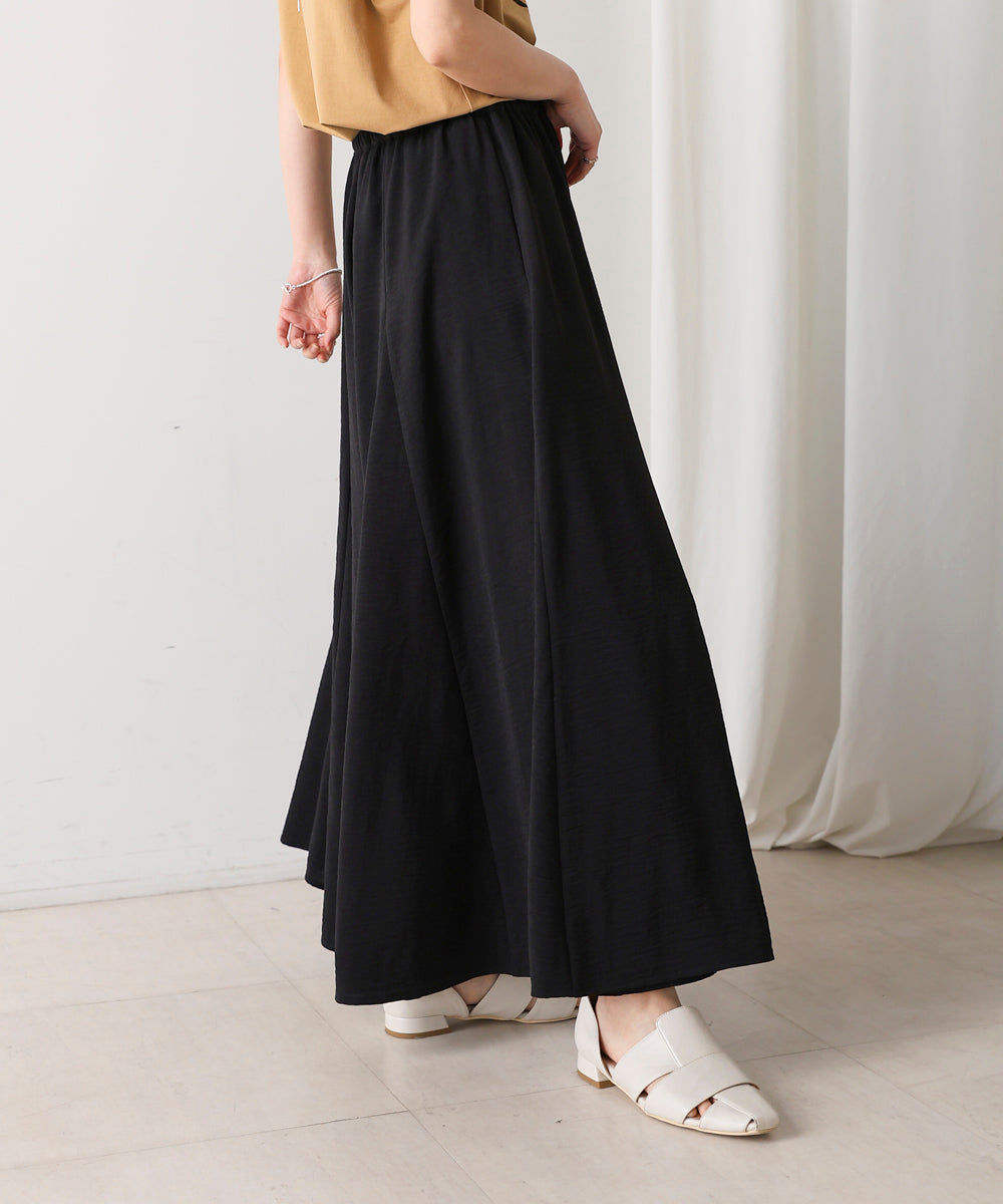 麻ライクポイントベルトパンツ