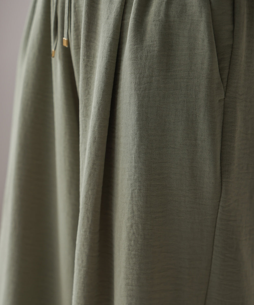 【新色追加】麻ライクリラックスパンツ