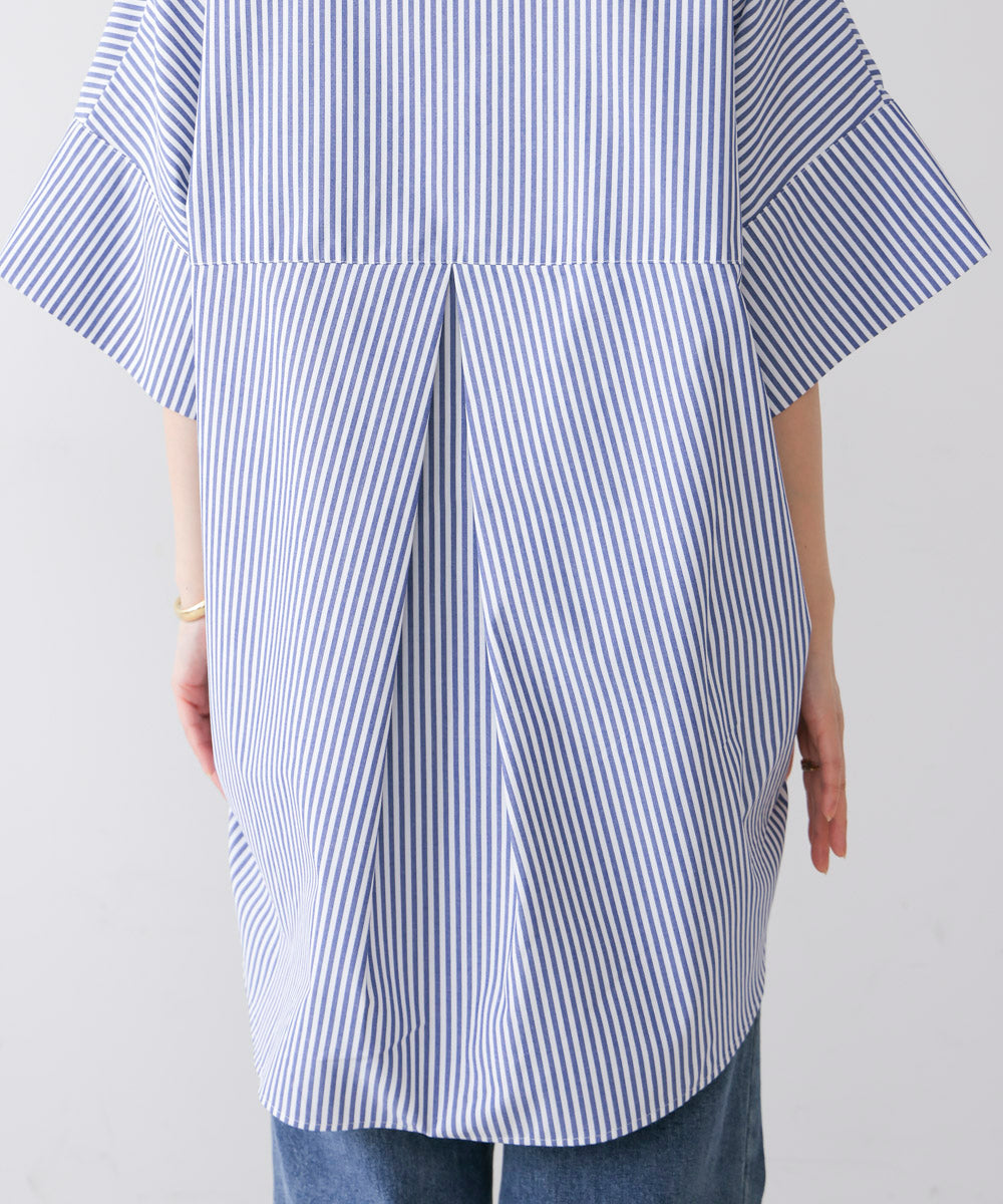 テックコットンオーバーサイズチュニック