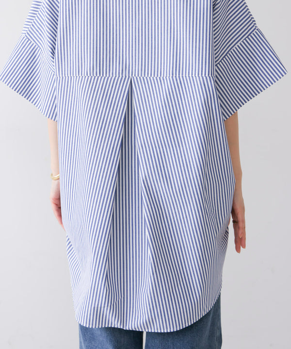 テックコットンオーバーサイズチュニック