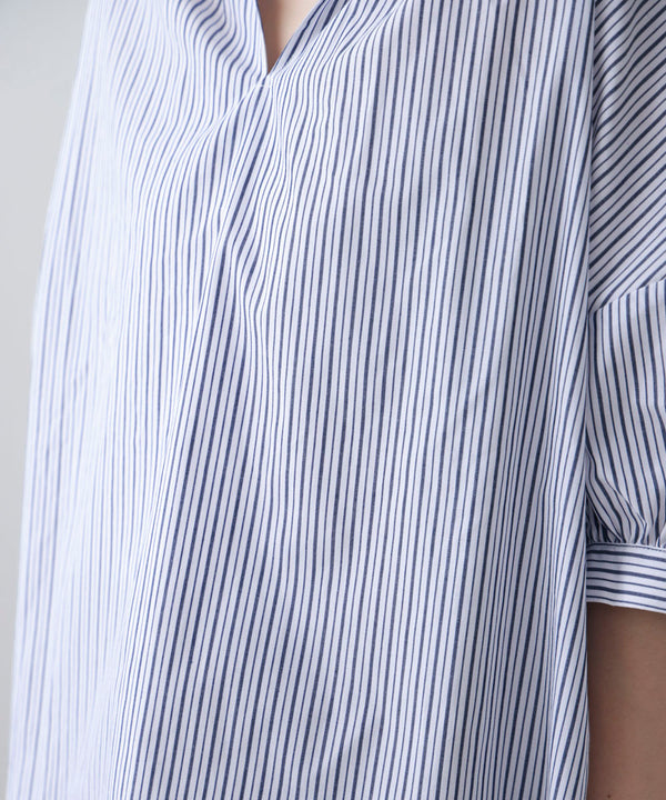 バックギャザーシャツブラウス