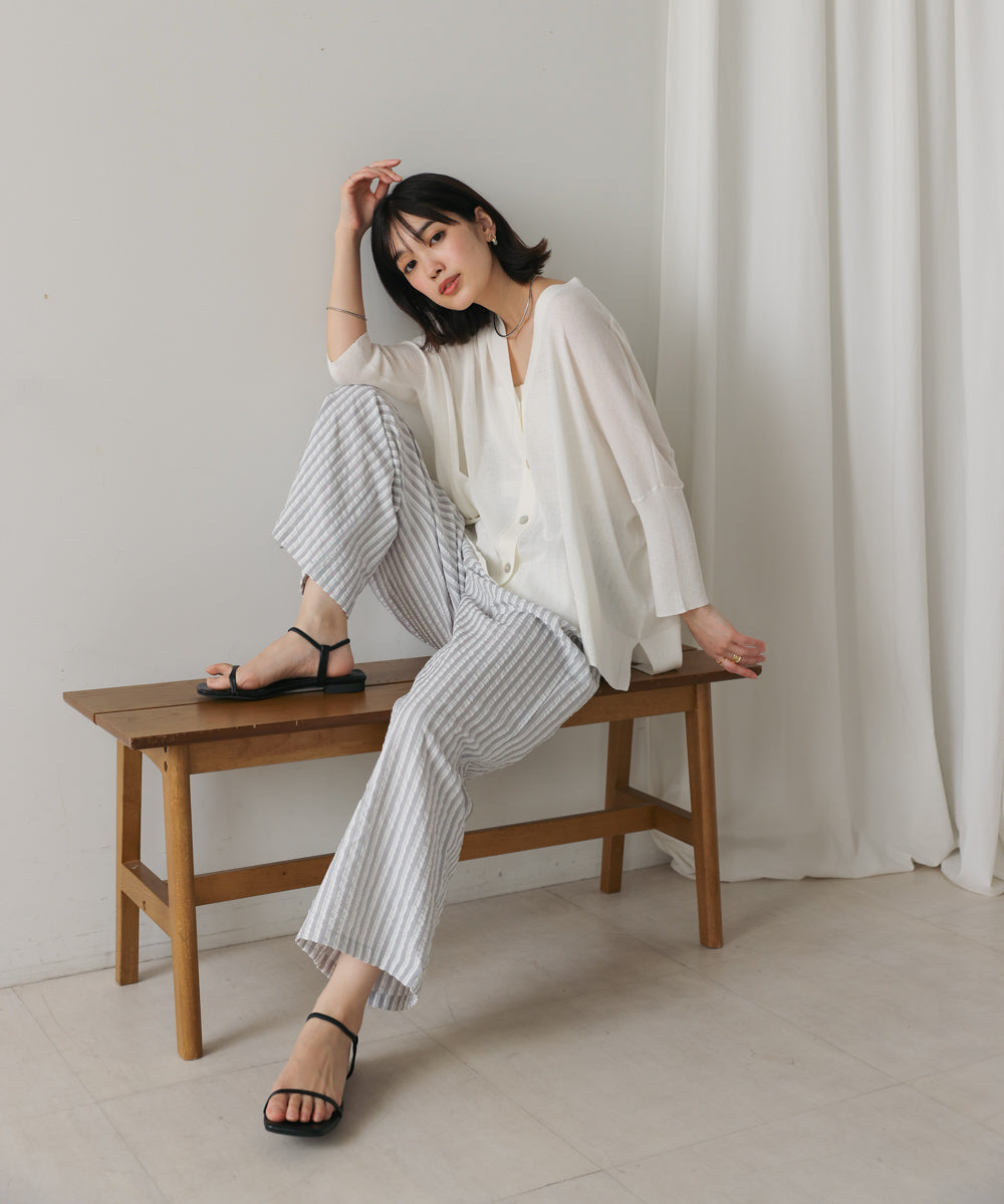 ストライプサッカーパンツ