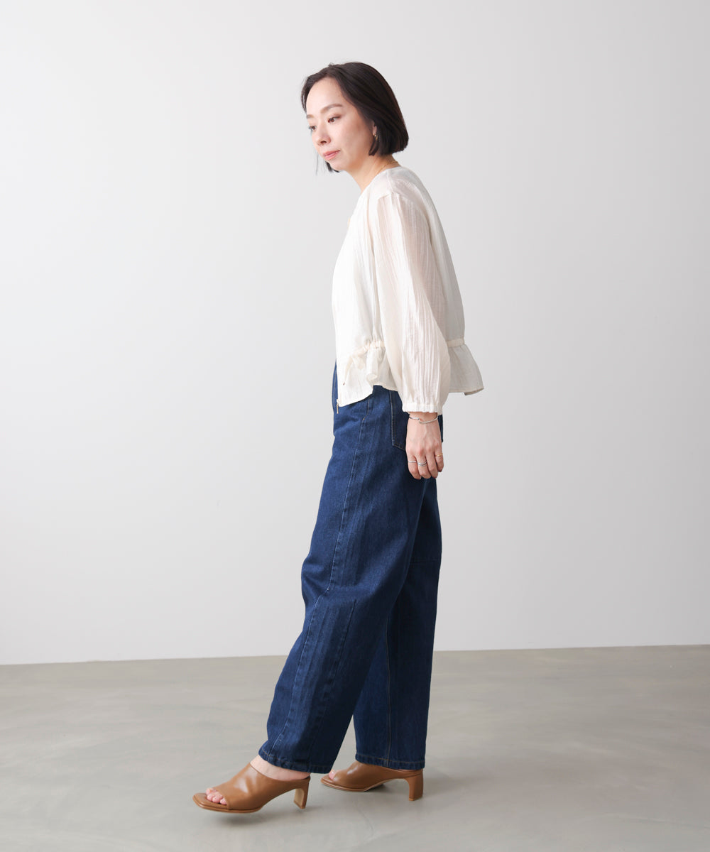 シアーノーカラーブルゾン