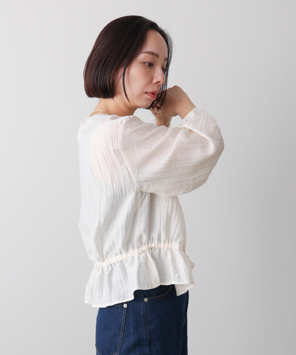 シアーノーカラーブルゾン