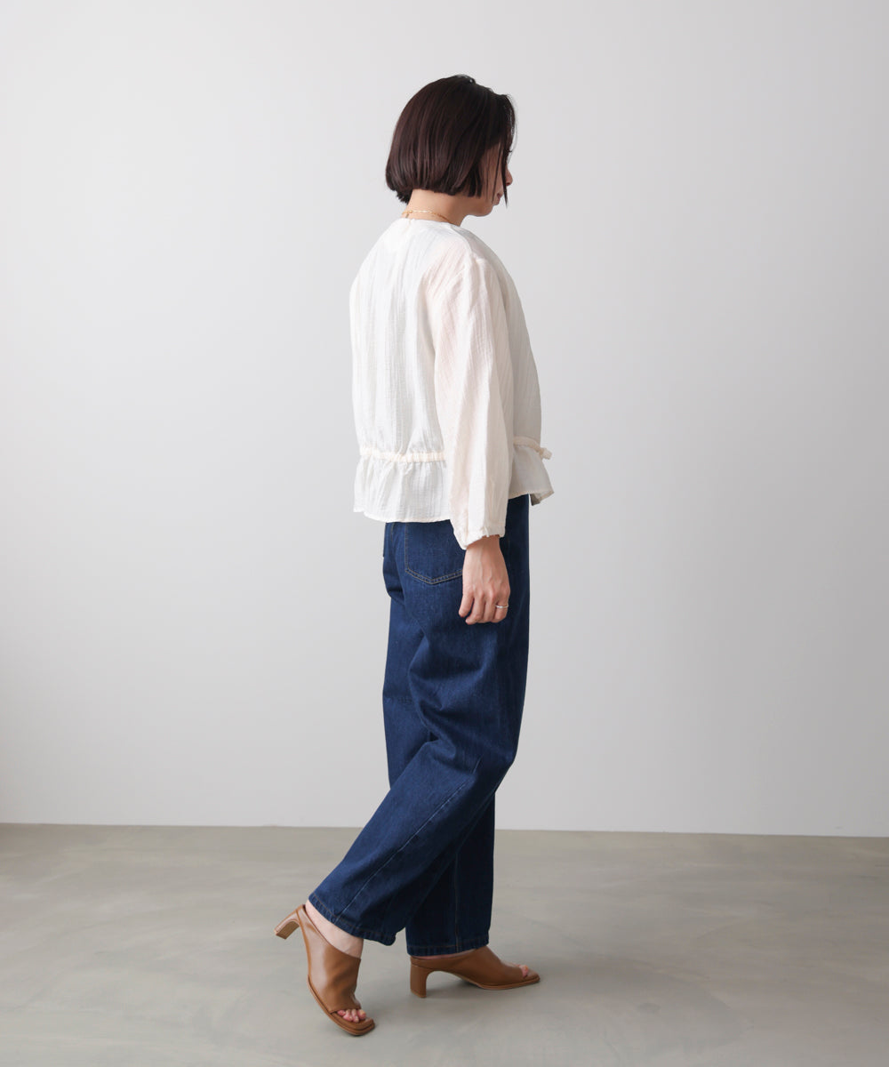 シアーノーカラーブルゾン