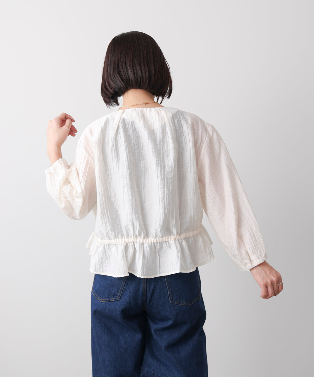 シアーノーカラーブルゾン