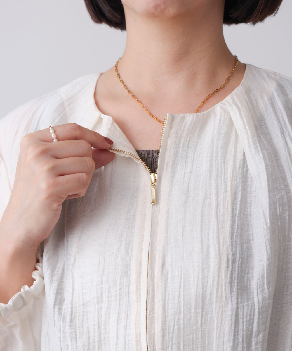 シアーノーカラーブルゾン