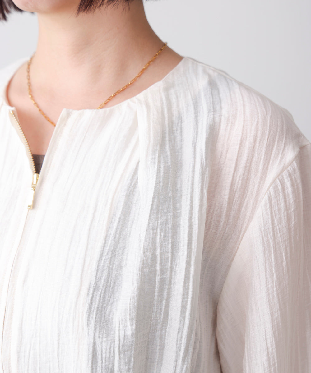 シアーノーカラーブルゾン