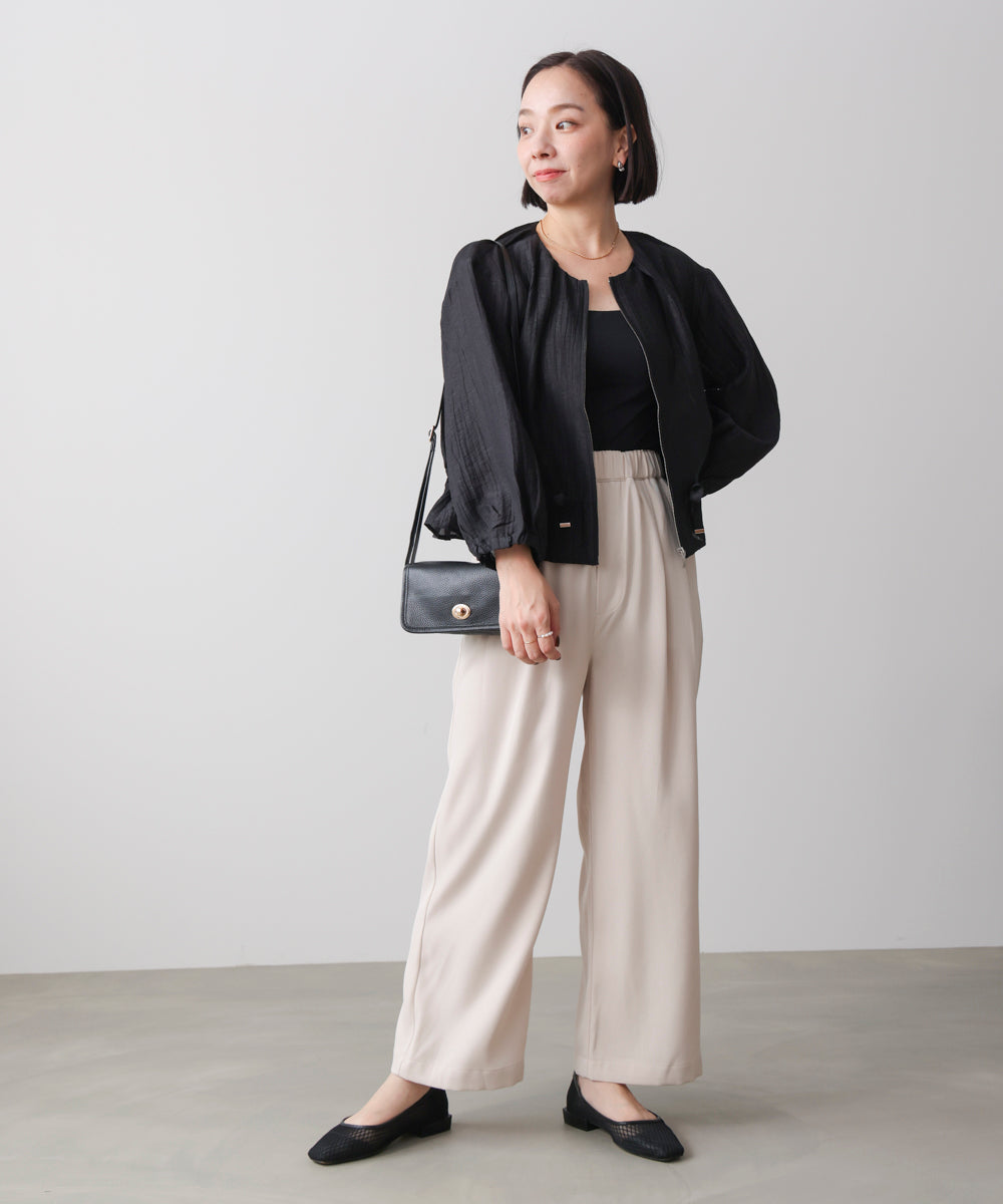 シアーノーカラーブルゾン