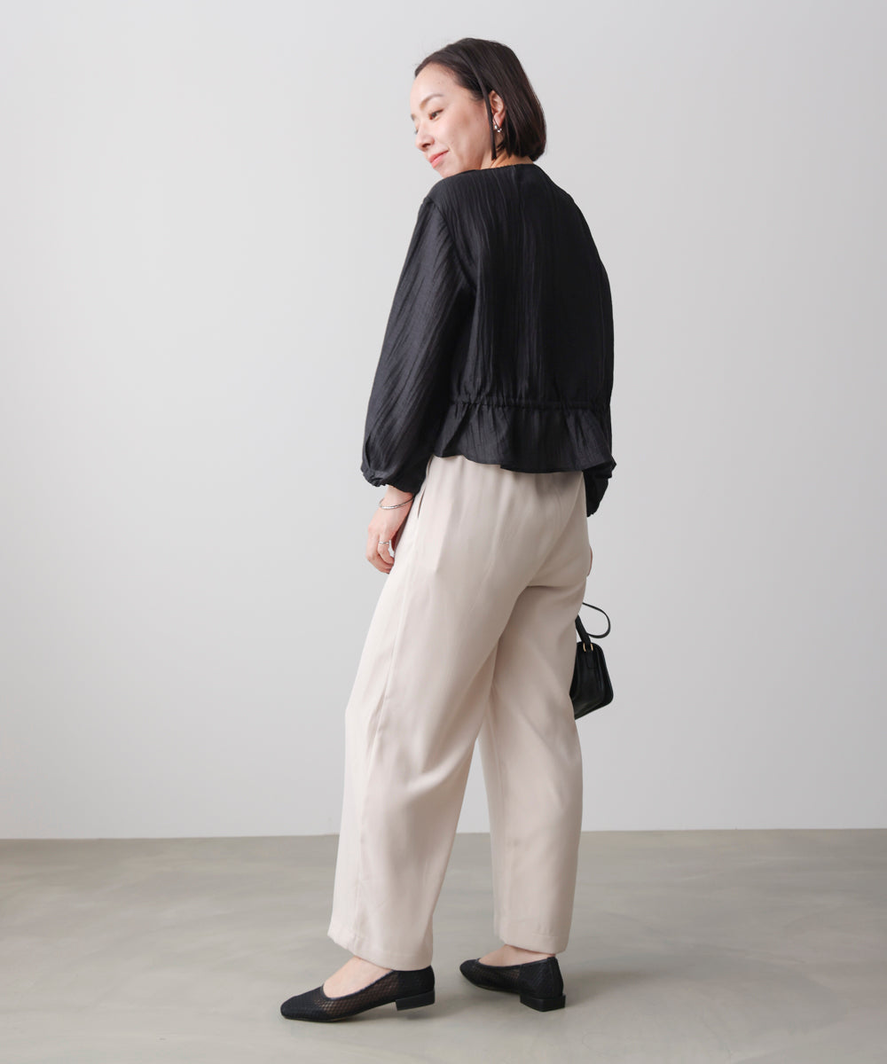 シアーノーカラーブルゾン