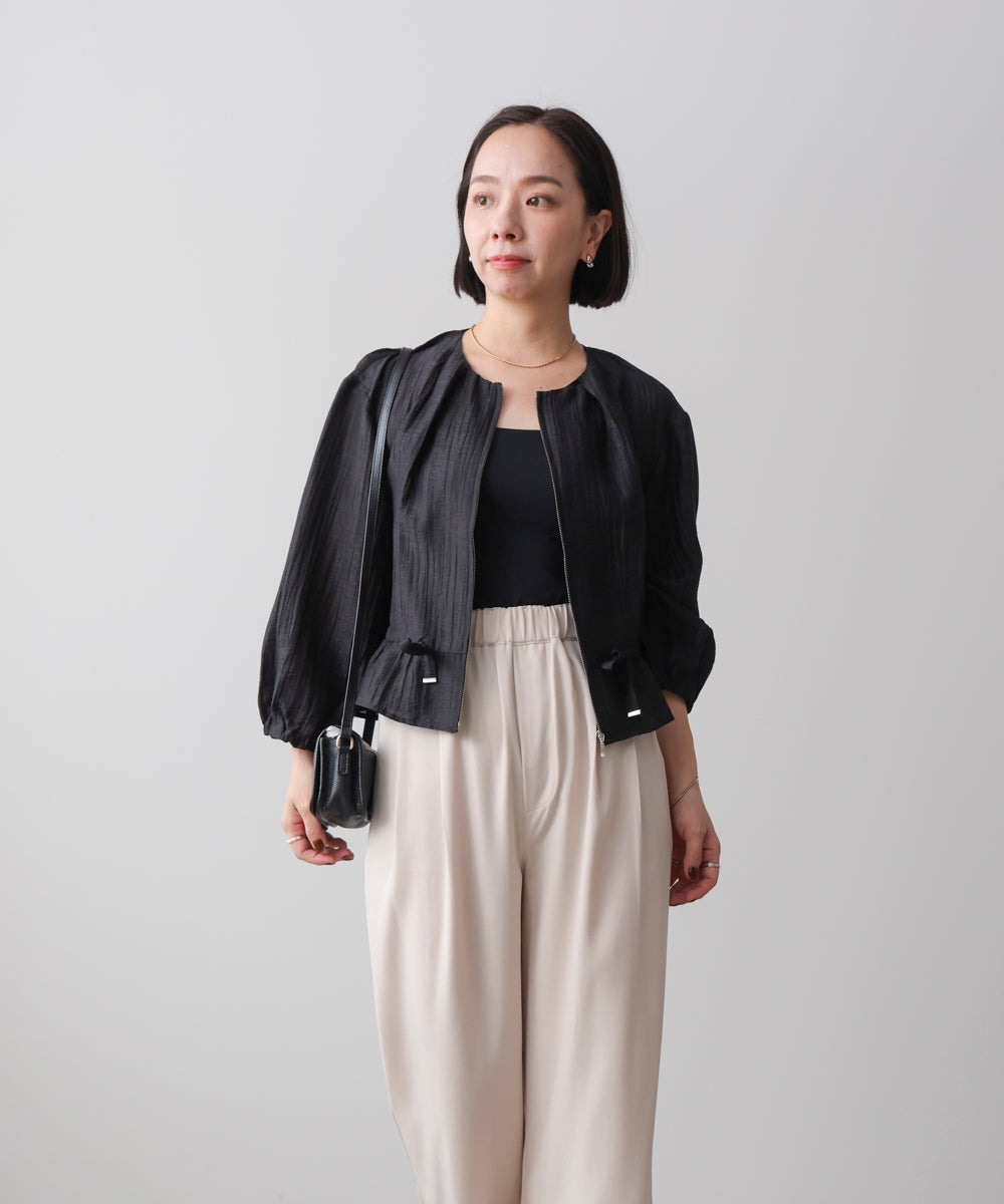 シアーノーカラーブルゾン