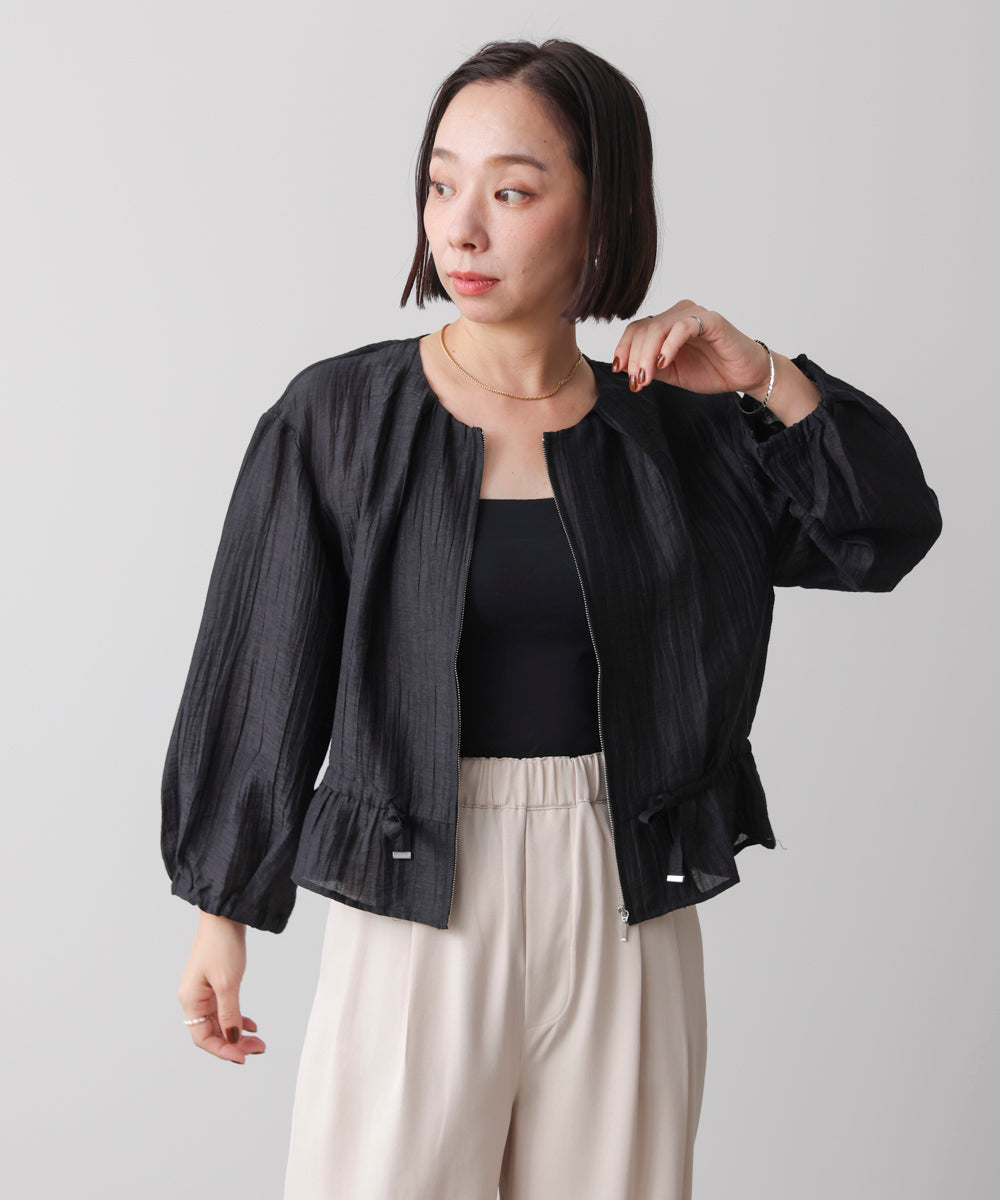 シアーノーカラーブルゾン