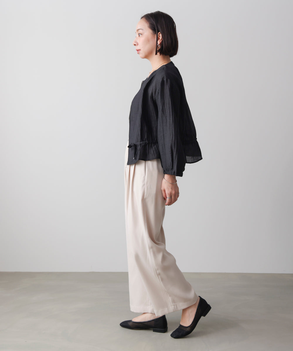 シアーノーカラーブルゾン