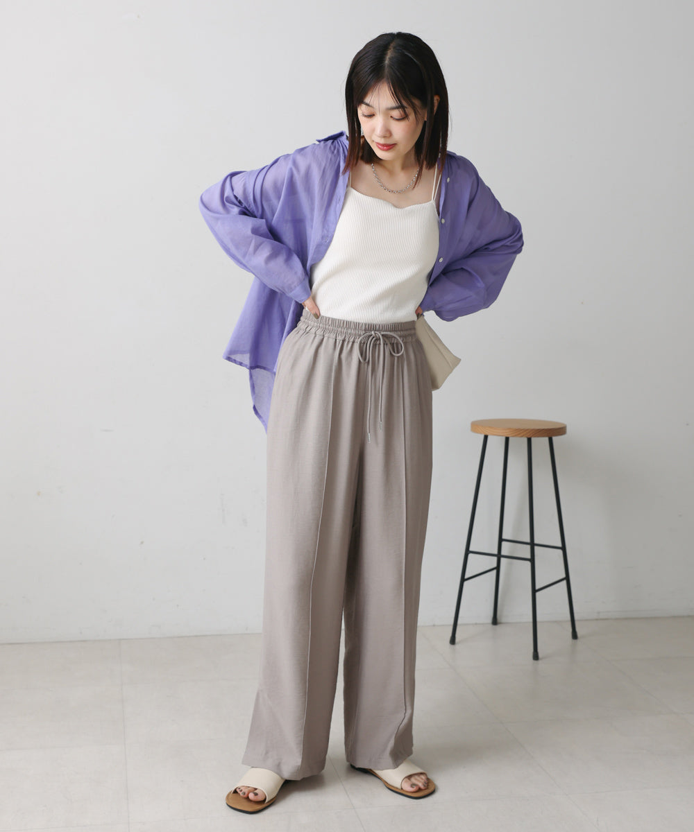 リラックスセミワイドパンツ