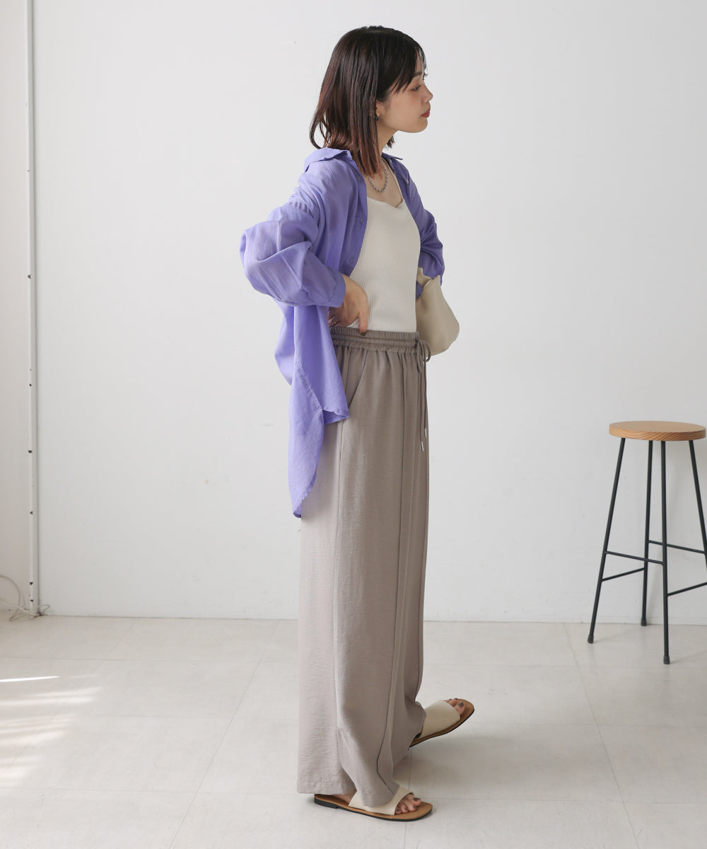 リラックスセミワイドパンツ