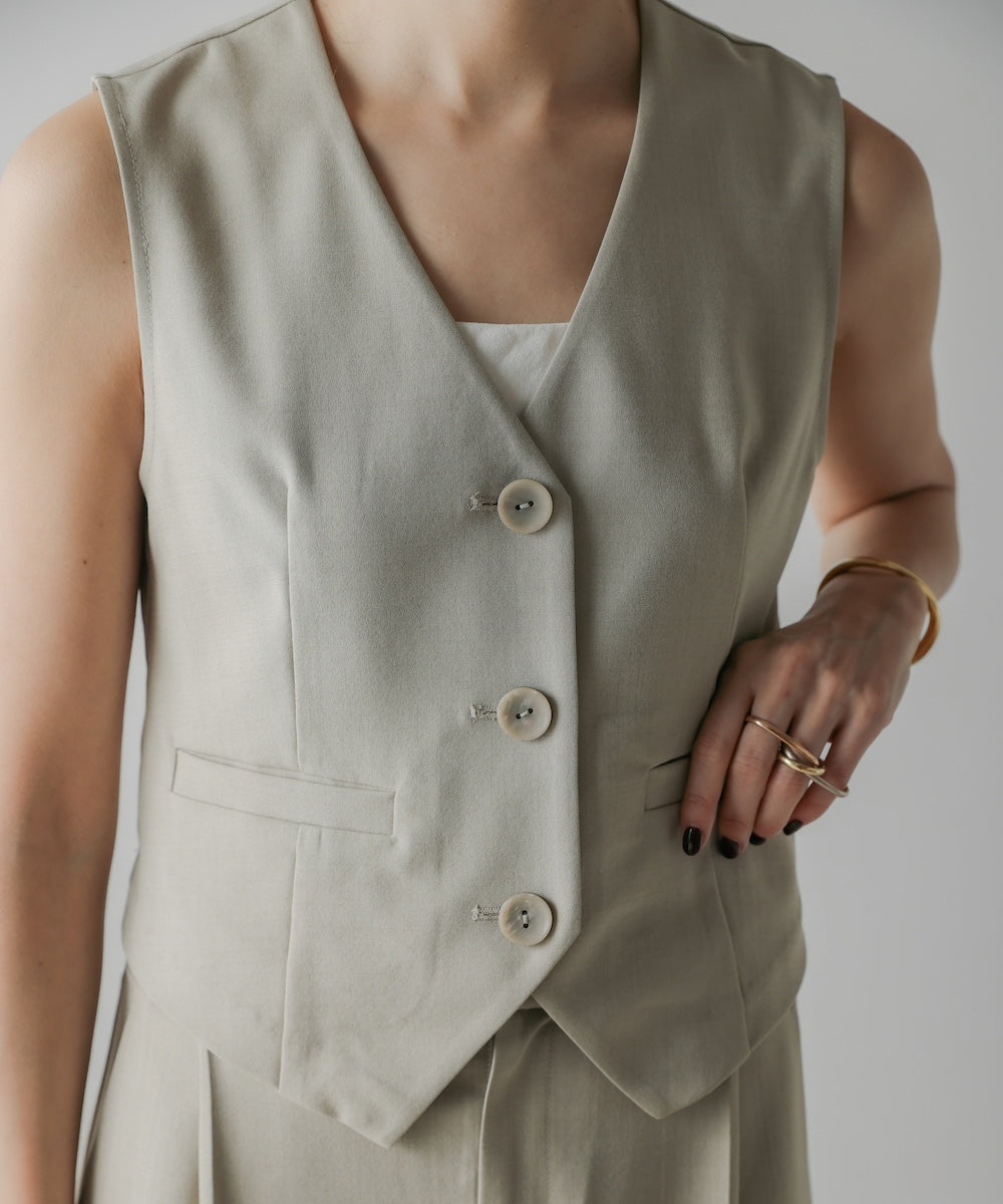 LINEN LIKE VEST