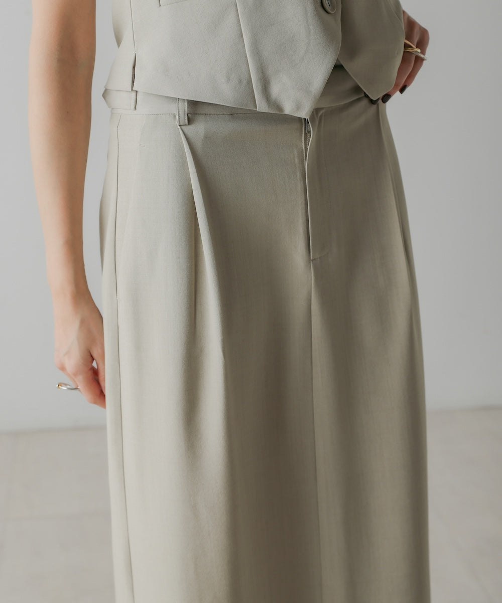 LINEN LIKE SKIRT