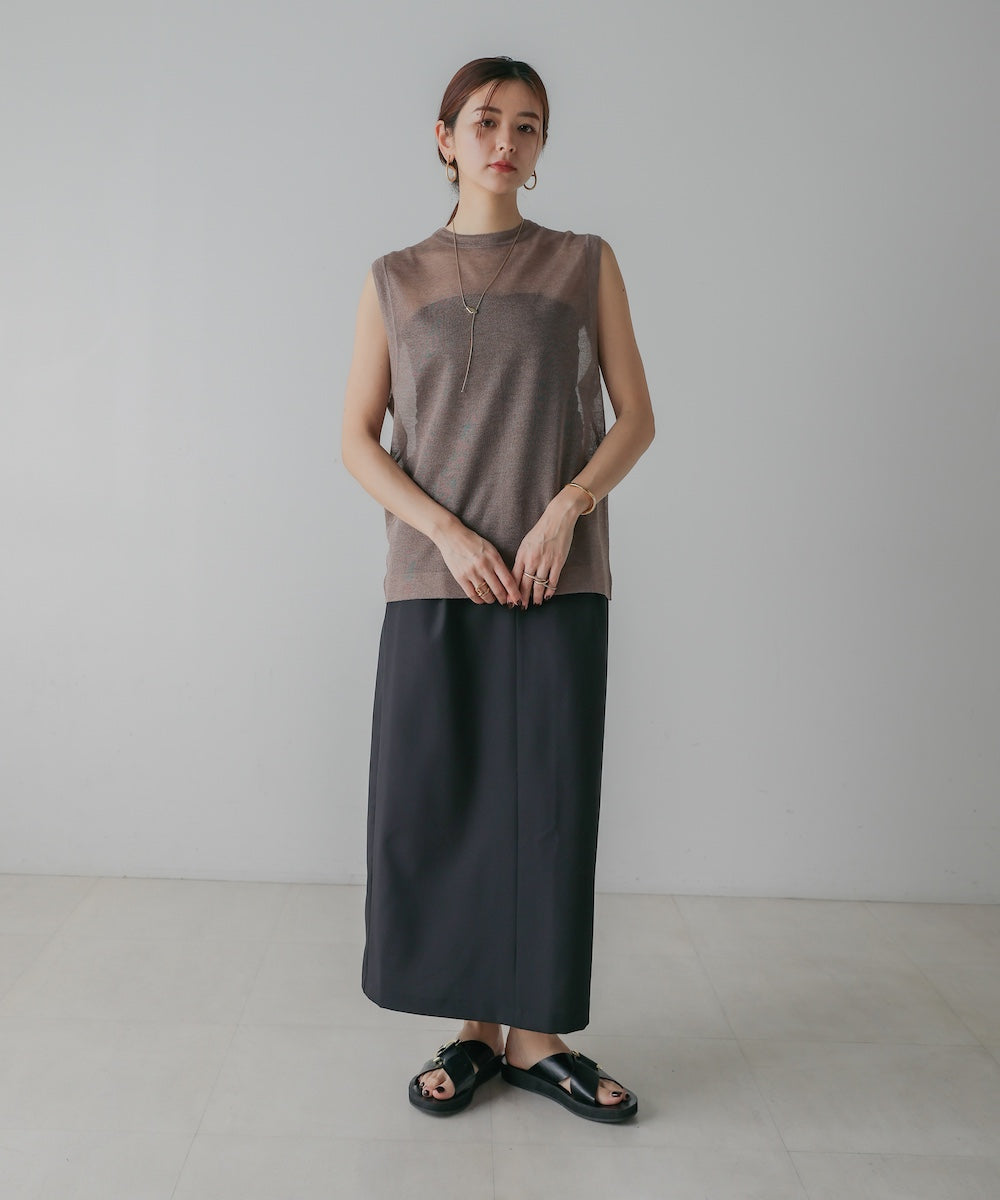 LINEN LIKE SKIRT