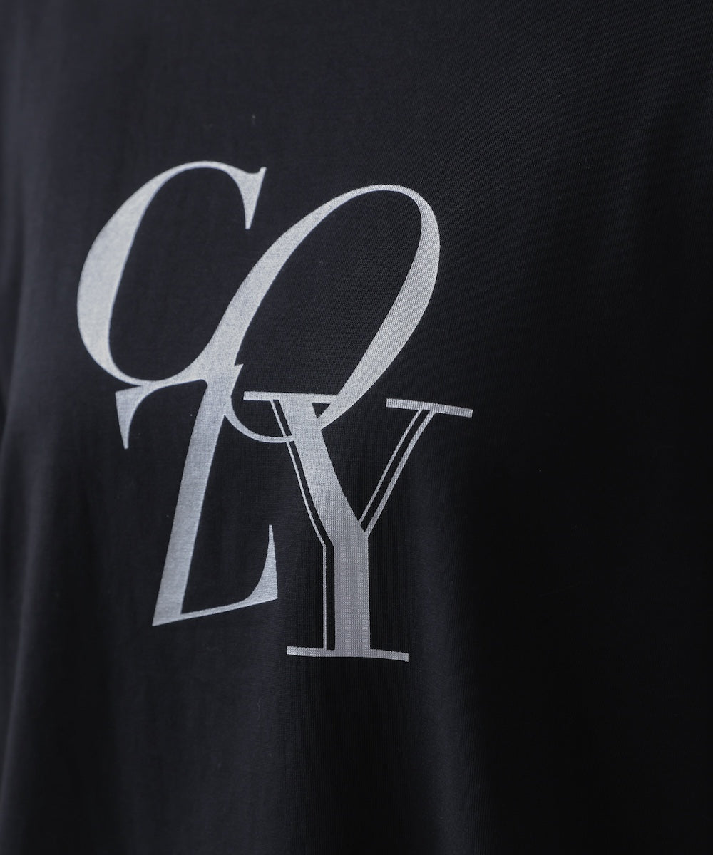 接触冷感スリットスリーブロゴT